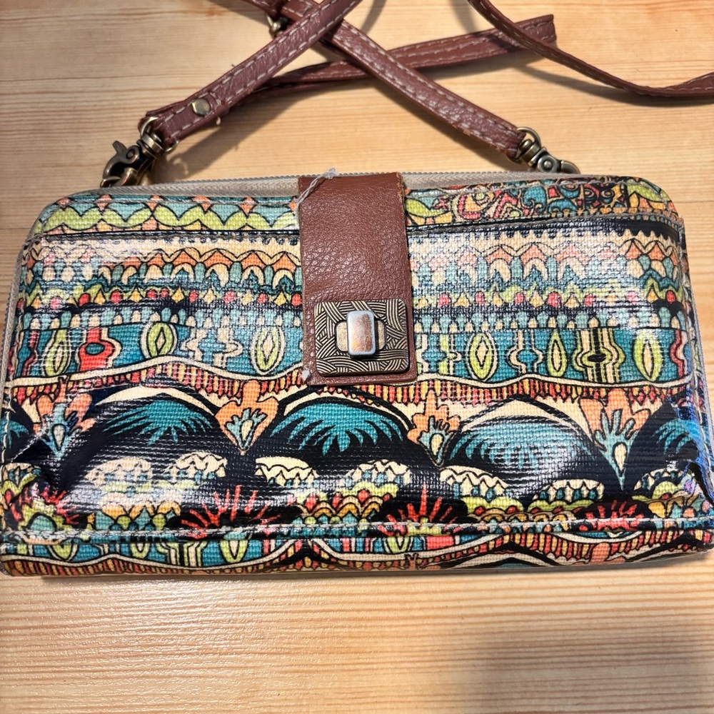 Sakroots Multicolor Patterned Wallet